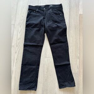 AG Jeans Matchbox Slim Straight Black Jeans